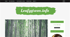 Desktop Screenshot of leafygreen.info